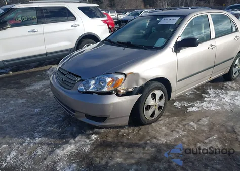 2003 Toyota Corolla Ce из США, поврежденный, VIN 2T1BR32E83C041981